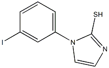 1-(3-iodophenyl)-1H-imidazole-2-thiol Struktur