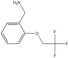 1-[2-(2,2,2-trifluoroethoxy)phenyl]methanamine Struktur