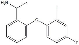 1-[2-(2,4-difluorophenoxy)phenyl]ethan-1-amine Struktur