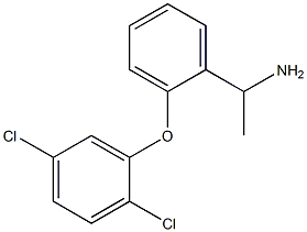 1-[2-(2,5-dichlorophenoxy)phenyl]ethan-1-amine Struktur