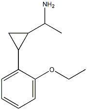 1-[2-(2-ethoxyphenyl)cyclopropyl]ethan-1-amine Struktur