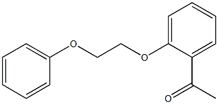 1-[2-(2-phenoxyethoxy)phenyl]ethan-1-one Struktur