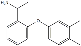 1-[2-(3,4-dimethylphenoxy)phenyl]ethan-1-amine Struktur