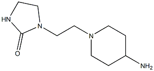 1-[2-(4-aminopiperidin-1-yl)ethyl]imidazolidin-2-one Struktur