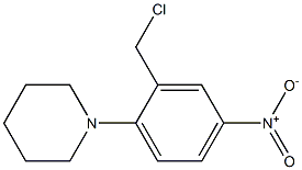 1-[2-(chloromethyl)-4-nitrophenyl]piperidine Struktur