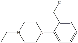 1-[2-(chloromethyl)phenyl]-4-ethylpiperazine Struktur