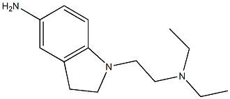 1-[2-(diethylamino)ethyl]-2,3-dihydro-1H-indol-5-amine Struktur