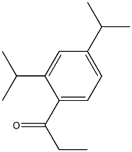 1-[2,4-bis(propan-2-yl)phenyl]propan-1-one Struktur