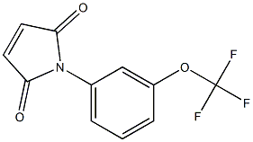 1-[3-(trifluoromethoxy)phenyl]-2,5-dihydro-1H-pyrrole-2,5-dione Struktur