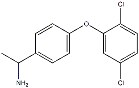 1-[4-(2,5-dichlorophenoxy)phenyl]ethan-1-amine Struktur