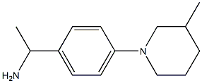 1-[4-(3-methylpiperidin-1-yl)phenyl]ethan-1-amine Struktur