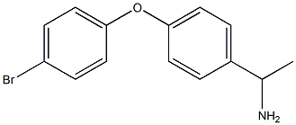 1-[4-(4-bromophenoxy)phenyl]ethan-1-amine Struktur