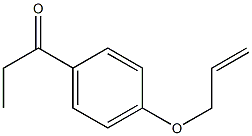 1-[4-(allyloxy)phenyl]propan-1-one Struktur