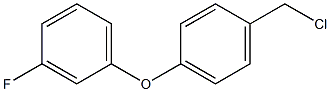 1-[4-(chloromethyl)phenoxy]-3-fluorobenzene Struktur