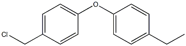 1-[4-(chloromethyl)phenoxy]-4-ethylbenzene Struktur