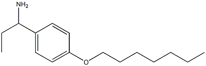 1-[4-(heptyloxy)phenyl]propan-1-amine Struktur