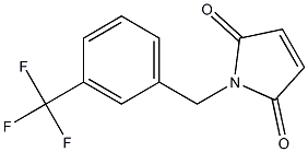 1-{[3-(trifluoromethyl)phenyl]methyl}-2,5-dihydro-1H-pyrrole-2,5-dione Struktur