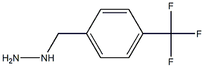 1-{[4-(trifluoromethyl)phenyl]methyl}hydrazine Struktur