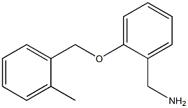 1-{2-[(2-methylbenzyl)oxy]phenyl}methanamine Struktur