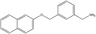 1-{3-[(2-naphthyloxy)methyl]phenyl}methanamine Struktur