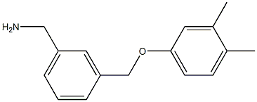 1-{3-[(3,4-dimethylphenoxy)methyl]phenyl}methanamine Struktur