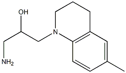 1-amino-3-(6-methyl-3,4-dihydroquinolin-1(2H)-yl)propan-2-ol Struktur