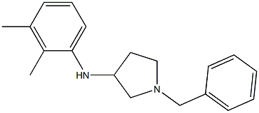 1-benzyl-N-(2,3-dimethylphenyl)pyrrolidin-3-amine Struktur