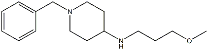 1-benzyl-N-(3-methoxypropyl)piperidin-4-amine Struktur