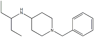 1-benzyl-N-(pentan-3-yl)piperidin-4-amine Struktur