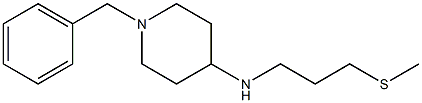 1-benzyl-N-[3-(methylsulfanyl)propyl]piperidin-4-amine Struktur