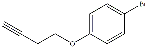 1-bromo-4-(but-3-ynyloxy)benzene Struktur