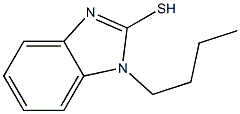 1-butyl-1H-1,3-benzodiazole-2-thiol Struktur