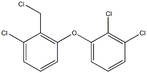 1-chloro-2-(chloromethyl)-3-(2,3-dichlorophenoxy)benzene Struktur