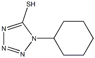 1-cyclohexyl-1H-1,2,3,4-tetrazole-5-thiol Struktur