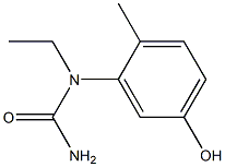 1-ethyl-1-(5-hydroxy-2-methylphenyl)urea Struktur