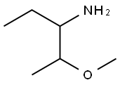 1-ethyl-2-methoxypropylamine Struktur