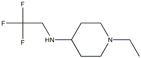 1-ethyl-N-(2,2,2-trifluoroethyl)piperidin-4-amine Struktur