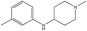 1-methyl-N-(3-methylphenyl)piperidin-4-amine Struktur