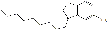 1-nonyl-2,3-dihydro-1H-indol-6-amine Struktur