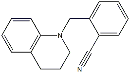 2-(1,2,3,4-tetrahydroquinolin-1-ylmethyl)benzonitrile Struktur