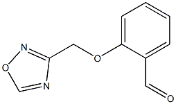 2-(1,2,4-oxadiazol-3-ylmethoxy)benzaldehyde Struktur