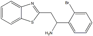 2-(1,3-benzothiazol-2-yl)-1-(2-bromophenyl)ethan-1-amine Struktur