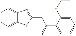 2-(1,3-benzothiazol-2-yl)-1-(2-ethoxyphenyl)ethan-1-one Struktur