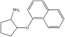 2-(1-naphthyloxy)cyclopentanamine Struktur