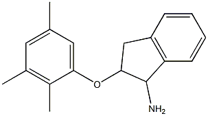 2-(2,3,5-trimethylphenoxy)-2,3-dihydro-1H-inden-1-amine Struktur