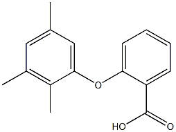 2-(2,3,5-trimethylphenoxy)benzoic acid Struktur