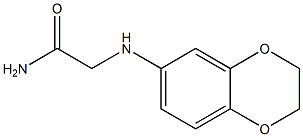 2-(2,3-dihydro-1,4-benzodioxin-6-ylamino)acetamide Struktur