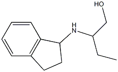 2-(2,3-dihydro-1H-inden-1-ylamino)butan-1-ol Struktur