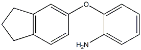 2-(2,3-dihydro-1H-inden-5-yloxy)aniline Struktur