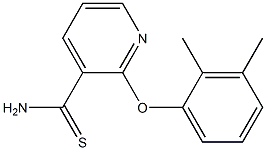 2-(2,3-dimethylphenoxy)pyridine-3-carbothioamide Struktur